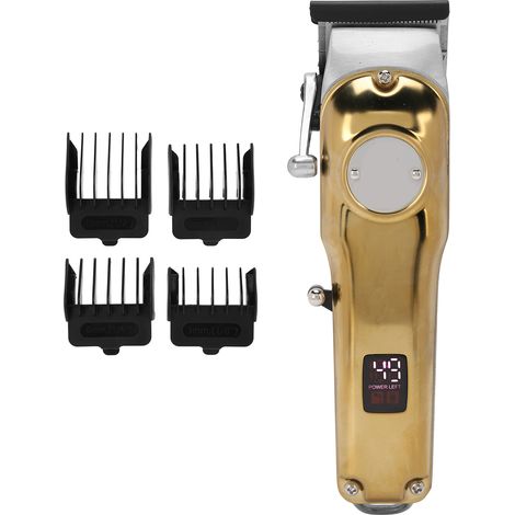 Tondeuse à cheveux électrique homme, kit coupe cheveux inoxydable, tondeuse barbe professionnelle, coupe-cheveux rasage tête, ensemble coiffeur réutilisable (1/5)