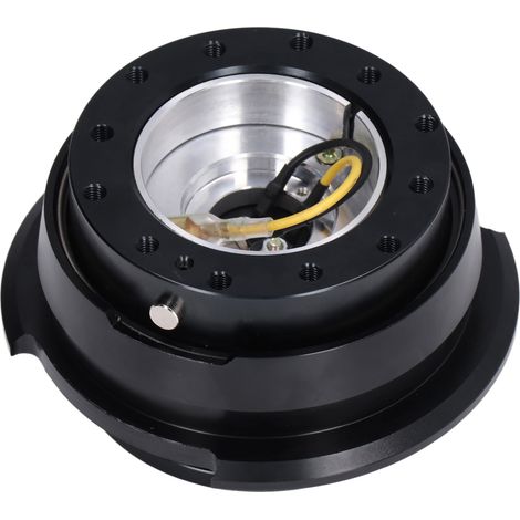 Adaptateur universel à 6 trous pour volant en métal avec moyeu à dégagement rapide pour modification de voiture (1/5)