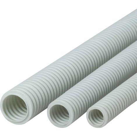 Conducto eléctrico heidemann flexible conduit en25 25 m gris