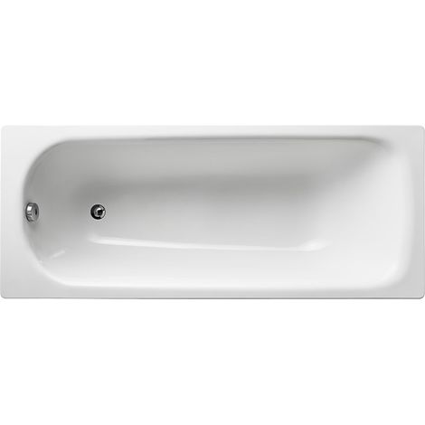 Armitage Shanks Sandringham 21 Rectangular Steel Bath 1700mm x 700mm - 0 Tap Hole (inc Leg Set) (1/2)