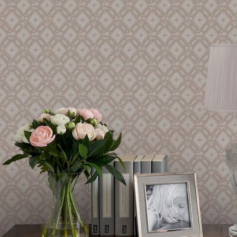 Papier peint intissé Laura Ashley Whitebrook Dove 1005 x 52cm Beige grisé (1/5)