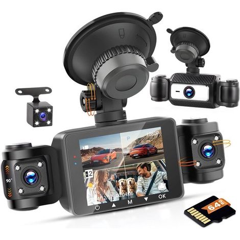 USB-Dashcam für Android-Autoradios wasserdichte Mini-Autokamera Autorekorder mit Nachtsichtfunktion Loop-Aufnahme mit G-Sensor 170 Weitwinkel 64 (1/5)