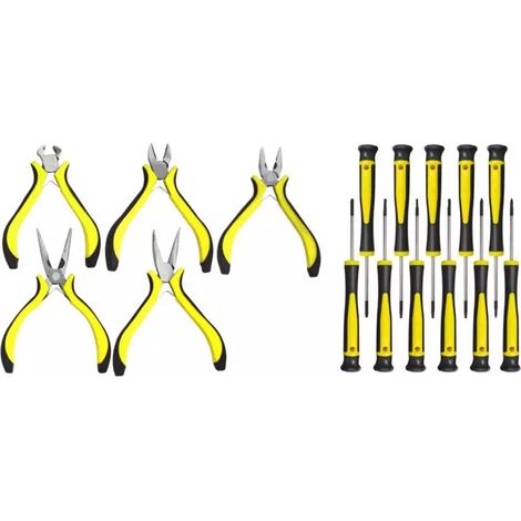 set utensili e pinze di precisione