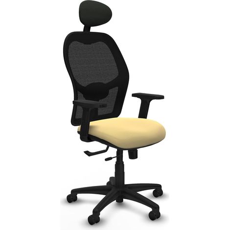 Bürostuhl piqueras y crespo Kunstleder creme Farbe (1/2)