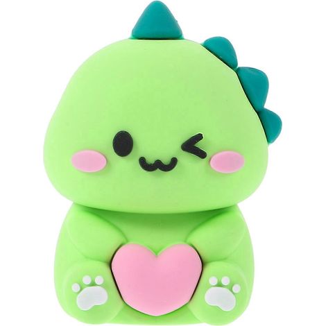 Taille-crayons mignon, taille-crayons décoratif en forme de dinosaure, pour la maison-4.50X3.50X3.00CM-Light Green (1/4)