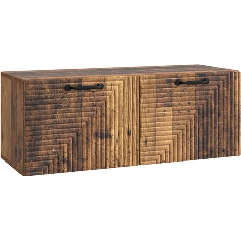Mueble para TV de pared Madera envejecida 78,5 x 31 x 30 cm