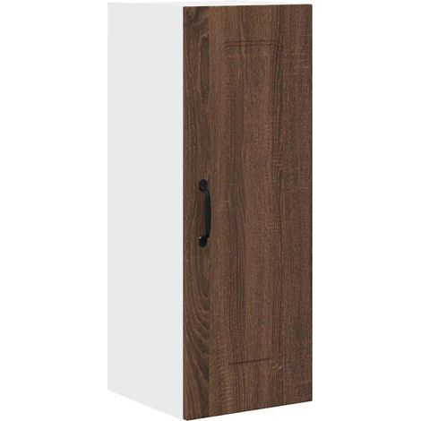 Meuble mural de cuisine,Armoire de cuisine avec étagère Chêne brun 30 x 31 x 80 cm CFW89629 (1/5)