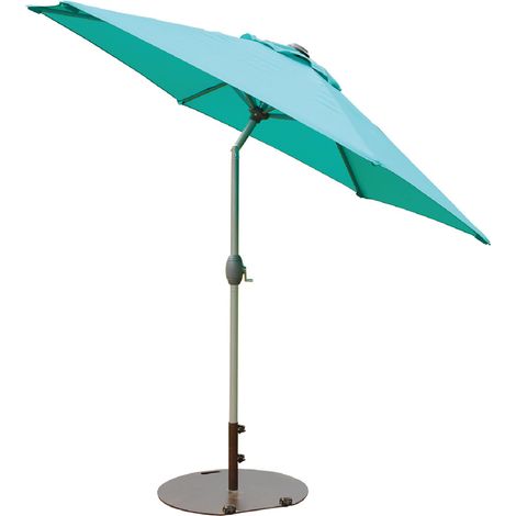 Primaster Sonnenschirm Ingenio blau Ø 2,5 m Marktschirm Gartenschirm (1/3)