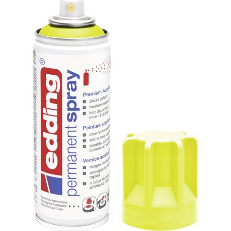 edding 5200 Permanent Spray Premium Acrylic Paint neongelb Lackspray