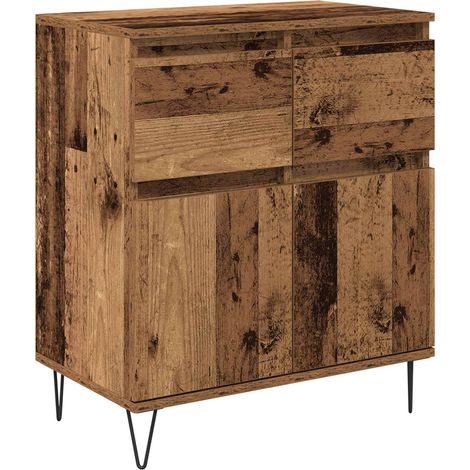 Maison Exclusive - Vitrina con cajón Madera Vieja 60 x 35 x 70 cm
