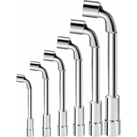 Jeu de 6 clés à pipe 7-12 mm