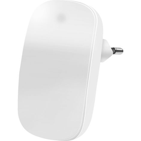 LogiLink LED014 LED014 LED-Nachtlicht mit Dämmerungssensor   Oval  LED Warmweiß Weiß