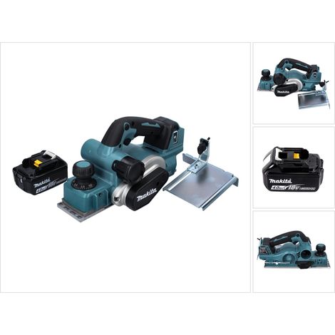 Makita DKP 181 M1 Akku Hobel Falzhobel 82 mm 18 V Brushless + 1x Akku 4,0 Ah - ohne Ladegerät