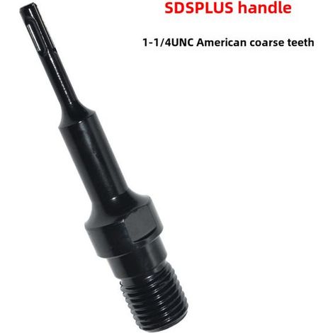 Biela para brocas húmedas UNC, accesorio para taladro eléctrico, varilla de extensión SDS-Plus Max, mango de extensión compatible (1/5)