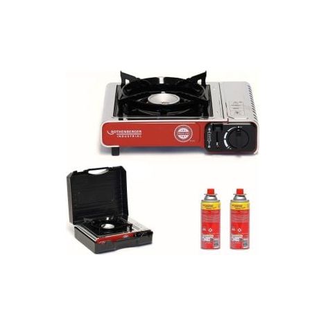 ROTHENBERGER  Industrial  Campingkocher  2,2  kW  Premium  RS  220  inkl.  2x  RoButan  220  gr.  -  1500004232 (1/5)