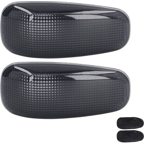 Side indicator lens with replacement seals, 2 pieces, for DODGE SPRINTER 2500 3500 2003 – 2006, black (1/5)