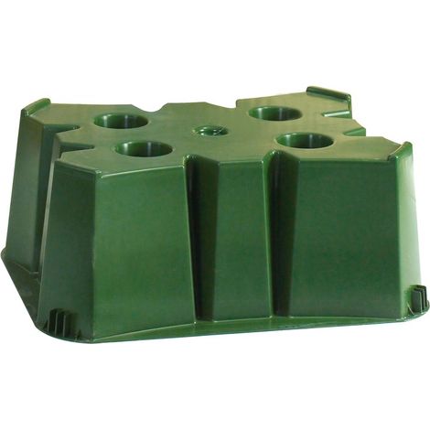 BELLI Récupérateur d'eau BELLI rectangulaire vert, 350 l
