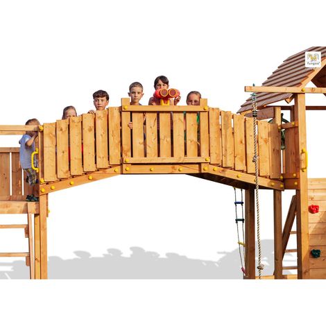 Fungoo Modul "Rainbow", teak, Brücke (1/5)