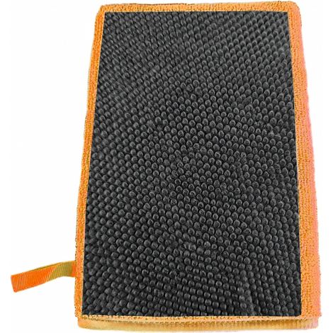 Gant d'argile à pois orange de décontamination (1/5)