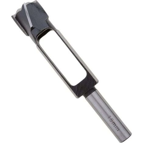 Meche a Bouchonner Bois, Ø 15 mm Foret à Tenon pour Travail du Bois, Fraise à Bouchonner Bois, Coupe-foret Tenon Acier Carbone, Mèche à Bouchon Bois (1/5)