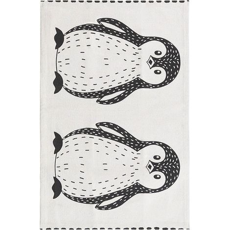 Kinderteppich HAJDARABAD Weiß 60 x 90 cm Baumwolle (1/5)