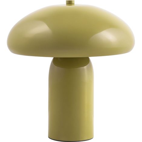 Lampada da tavolo con paralume in ferro, singola 22 cm verde chiaro Sanya