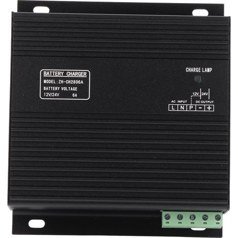 Generator-Batterieladegerät mit universellem Überlastschutz, intelligentes Ladegerät aus Aluminiumlegierung, 12 V/24 V, ZH-CH2806A (1/5)