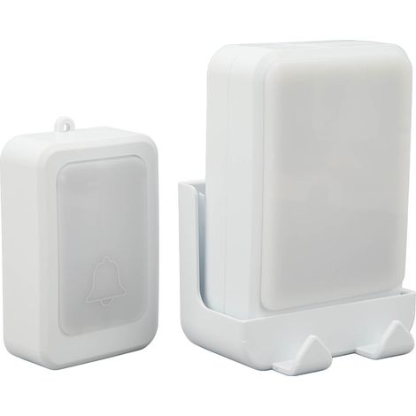 Kabellose LED-Farbtürklingel, Rufknopf für Senioren, batteriebetriebenes Türklingel-Set für Zuhause (1/5)