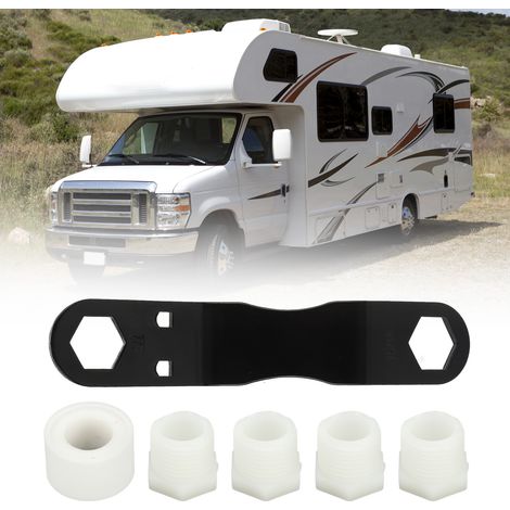 Kit de bouchons de vidange pour chauffe-eau de VR avec 4 bouchons de remplacement NPT de 1/2 po pour bouchons de vidange de 7/8 po et 15/16 po (CP-3042) (1/5)