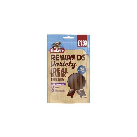 BAKERS Dog Treats Mixed Variety Rewards pm £1.39 - 100g - 816476