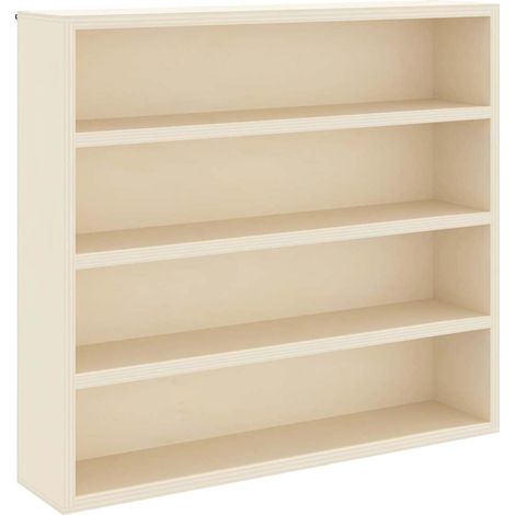 Maison Exclusive - Wanddisplay-Case mit Regal Beige 40 x 8,5 x 37