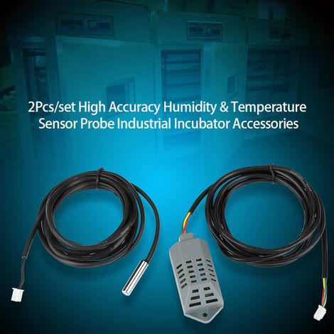 Lot de 2 sondes de haute précision pour l'humidité et la température, accessoires pour incubateurs industriels (1/5)
