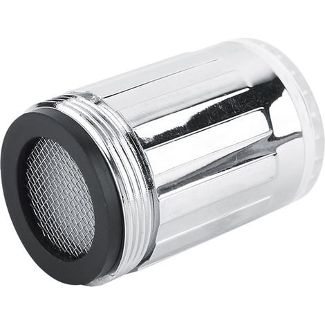 Mit Farbwechsel-LED-Thermometer Duschkopf Wasserhahn Mischbatterie Küche, 3 Farben, Temperaturanzeige, Sprudelarmatur (1/5)