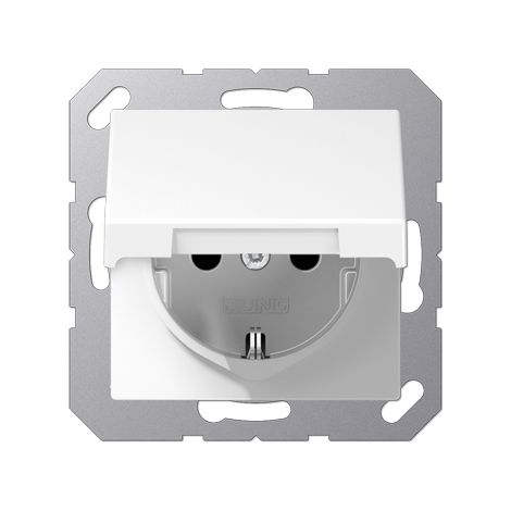 JUNG A 1520 KL WW caja de tomacorriente Tipo F Blanco