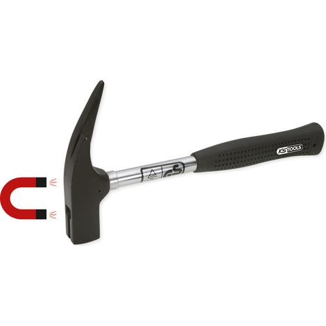 KS Tools - Marteau de charpentier magnétique 600 g, manche acier gainé - 140.2002