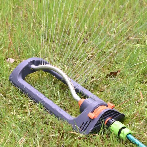 Arroseur Automatique 19 Trous - Tuyau Aluminium Galvanisé - Irrigation Jardin Pelouse Grande Surface - 1 Pièce (1/5)