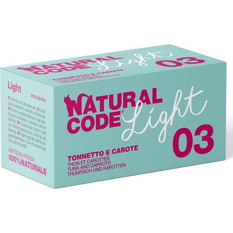 Natural Code Gatto Light Pack 4x70gr 03 Tonnetto e Carote