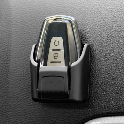 Lot de 2 boîtes de rangement multifonctions pour clés de voiture - Plateau de rangement pour console centrale - Boîte de rangement et porte-cartes pour voiture (1/4)