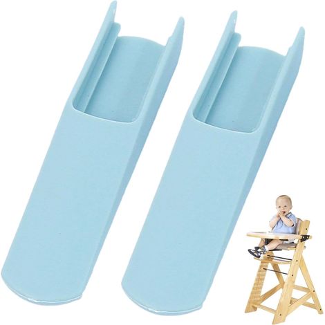 CCYKXALot de 2 inserts de pieds de chaise haute pour enfant housses antidérapantes pour pieds de chaise pour , accessoires de chaise, pour 14.5x3.4x2cm (1/5)