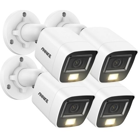 Telecamera a cupola, risoluzione 3K, design resistente alle intemperie, sfera bianca (1/2)