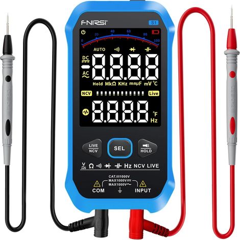 FNIRSI S1 Large Screen Digital Display Smart Multimeter