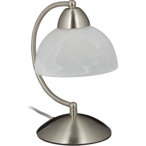 Lampada da tavolo con schermo in vetro con funzione touch