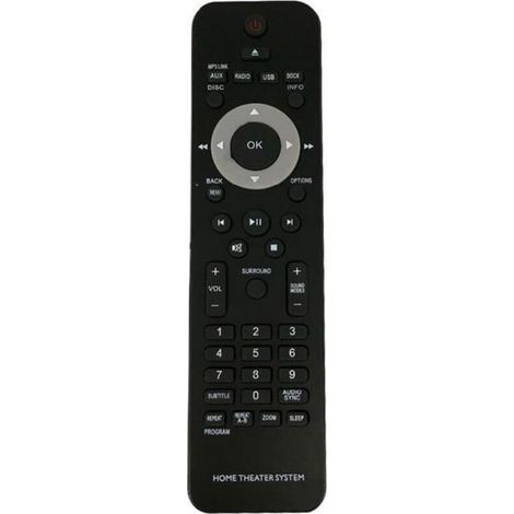 Nuovo telecomando di ricambio per i televisori LCD Philips Home Cinema modelli HTS8100, HTS8140 e HTS6515. (1/2)