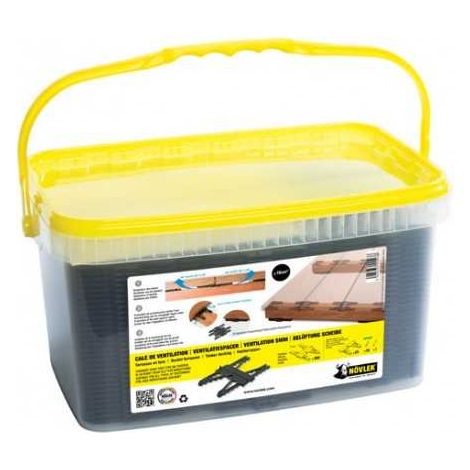 Sud Bois – Cales de ventilation 5 mm Növlek – Pour décollement de lames – Évite rétention d’eau – Largeur 65 mm – Utilisation sur lambourdes (1/2)