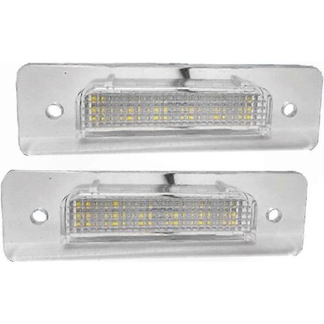 Éclairage LED de plaque d'immatriculation arrière pour véhicules E30 E12 E28 E24 E23 E26 - Pièce de rechange 63261372766 (1/5)