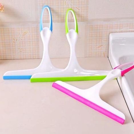 A1 - Raclette de nettoyage de vitres, 1 pièce, douche domestique, salle de bain, balai d'essuie-glace (1/4)