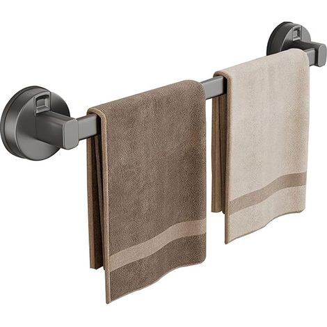 Suction Towel Rack, Suction Cup Towel Rail for Bathroom, Wall Mounted Towel Rail, Reusable Wall Mounted