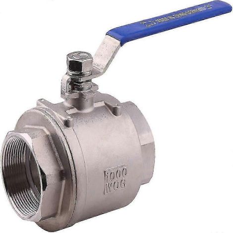 Vanne à bille à passage intégral 3/8 NPT avec poignée de verrouillage, acier inoxydable 304 3 NPT (1/5)