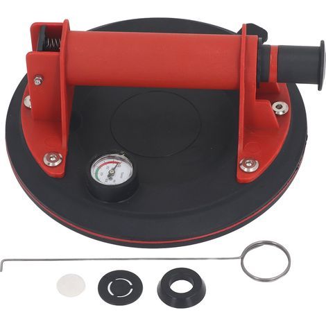 8-Zoll-Glassaugnapf, 200 kg Tragkraft, Hochleistungs-Vakuumlager für Fliesen, Metall- und Holzplatten (1/5)