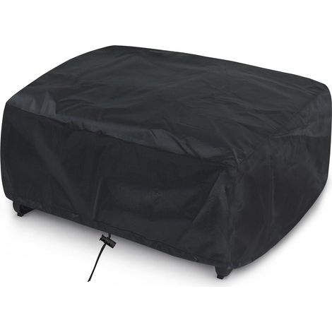 Housse de Protection pour Plancha,Dimension 58x47x23cm,Facile à Poser,Résistant à l'eau et à la poussière, Anti-UV, Noir (1/5)